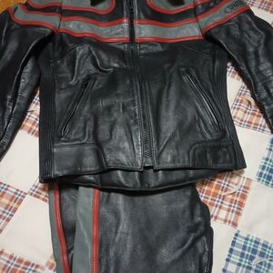 Men's Black and Red Performance Jacket
